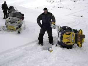 Summitinn var prófaður í botn og meira að segja botninn var skoðaður (að vísu ekki alveg viljandi). Mynd Smári Sig.