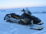 Laglegur sleði með öllum búnaði.